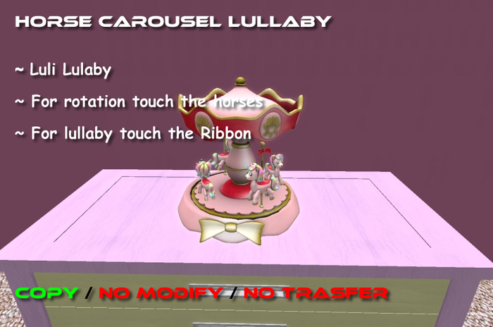 Horse Lullaby Carousel - BOXED