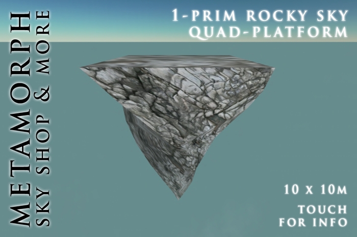 Metamorph 1-Prim Rocky Sky Quad-Platform 10 x 10