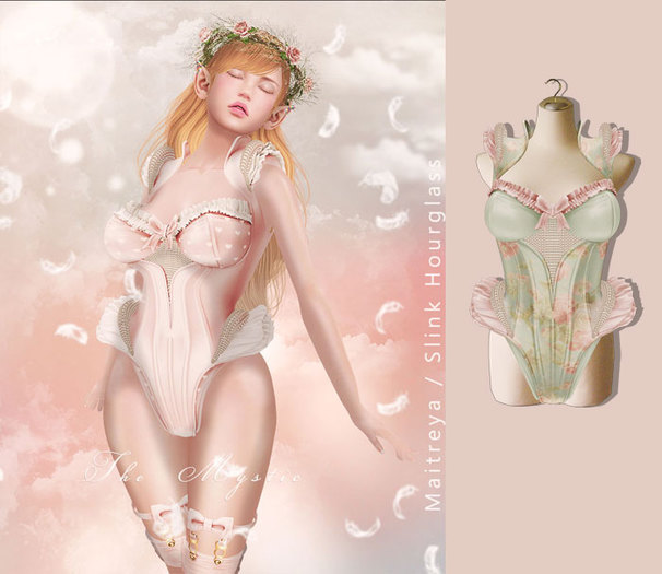 *The Mystic* Victoria BabyDoll Corset (Flower)