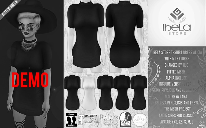 DEMO Ibela Store - T-Shirt Dress Alicia