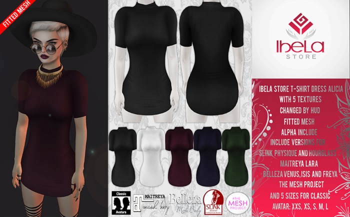 Ibela Store - T-Shirt Dress Alicia