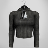 Emery Lana Turtleneck Sweater Dark Grey