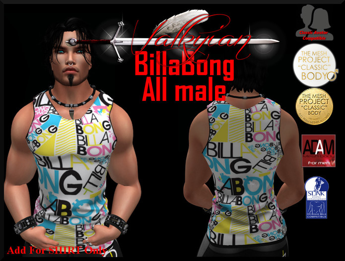 ~Valkyrian~SURF All Male TANK (BOXED)