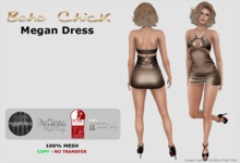 Boho Chick Megan Dress (Brown)