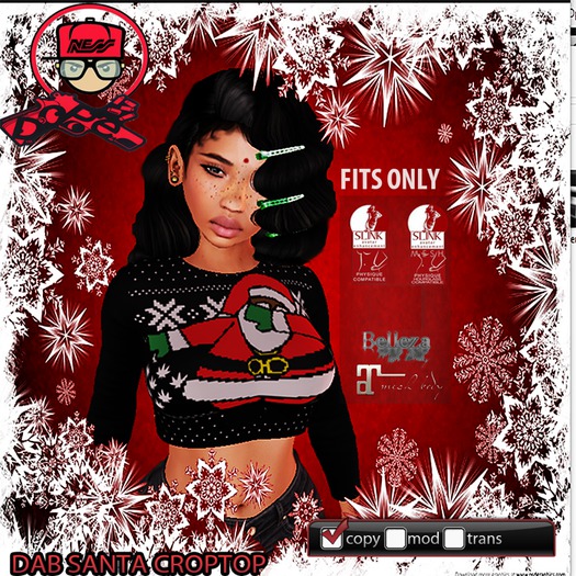 [DOPE] Dab Santa CropTop
