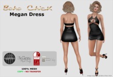 Boho Chick Megan Dress (Black)