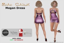 Boho Chick Megan Dress (Purple)