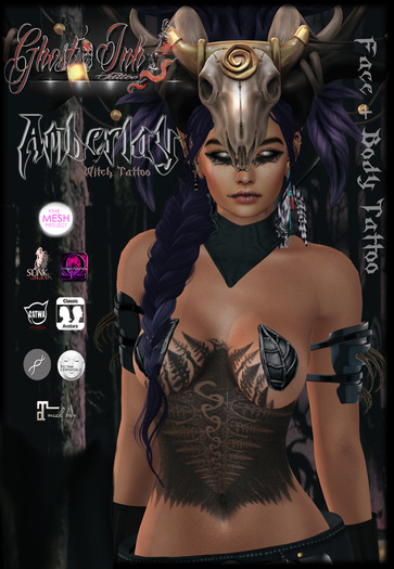 Ghost'Ink :: Amberlay  Tattoo  :: ( Face + Body  )