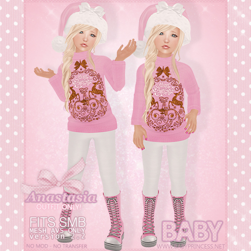 :*BABY*: SMB Christmas Anastasia - Pink