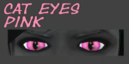 Cat Eyes - Pink by PopFuzz Neko Eyes Kitty Eyes Kitten Eyes Furry Eyes Pink Neko Eyes Pink Cat Eyes