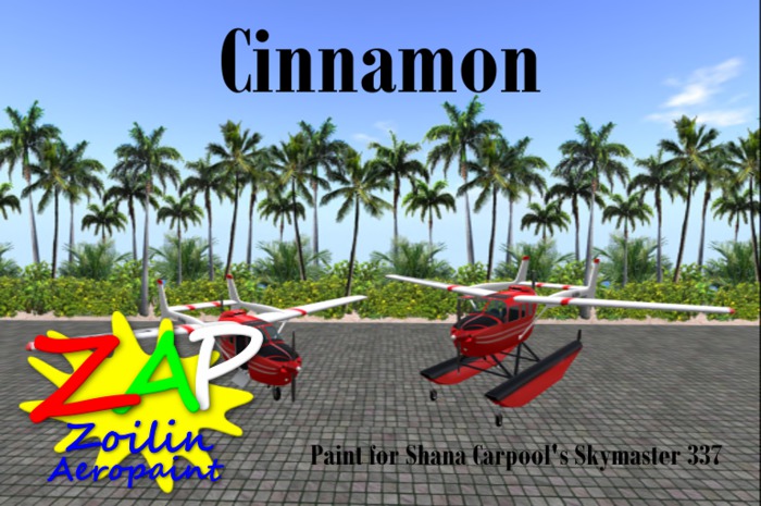 ZAP's SC Skymaster 337 Cinnamon Paint