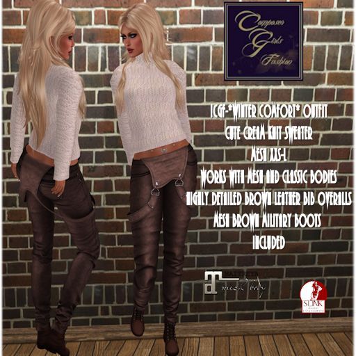 !!CGF-*WInter Comfort* Outfit(Cream & Brown)