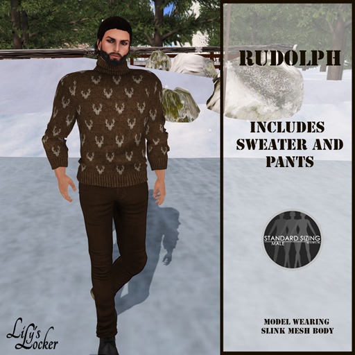 LL - DEMO Rudolph Sweater and Pants BOXED