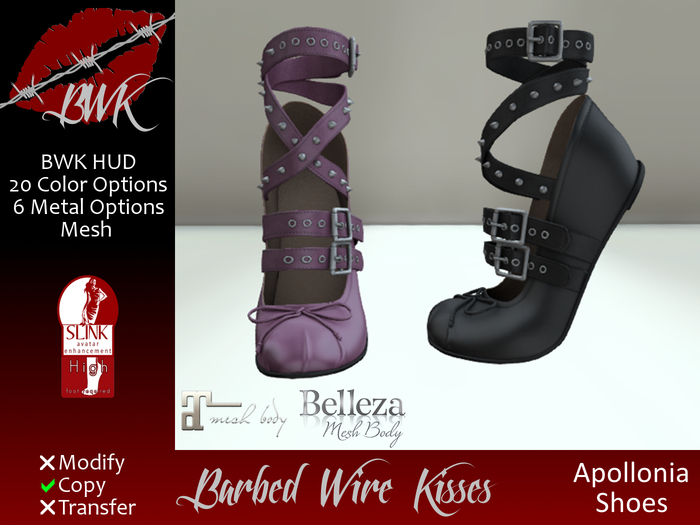 {BWK} Mesh Apollonia Shoes (Boxed)