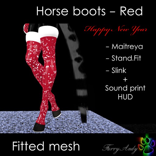 Hoof Boots - Red 