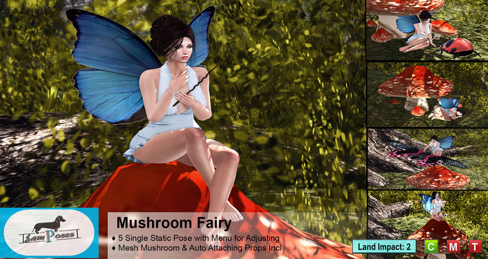 SamPoses -Mushroom Fairy - ADD to unpack