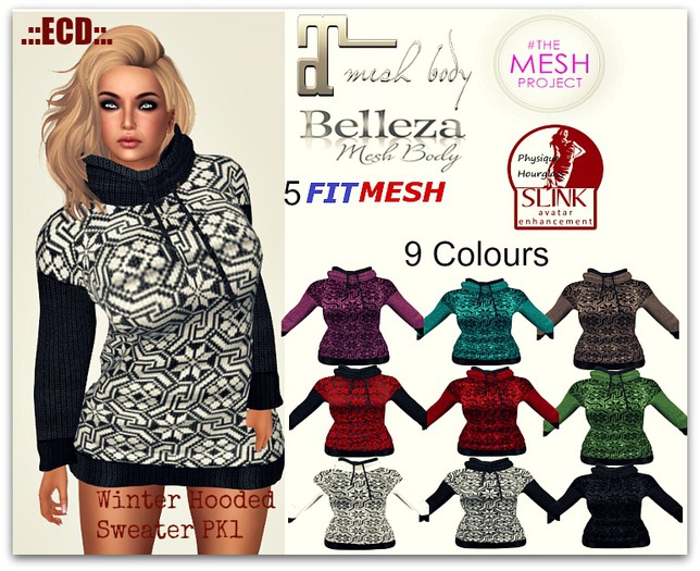 ::ECD:: Winter Hoodie Pullover PK1