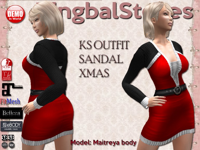 60 KS OUTFIT SANDAL XMAS