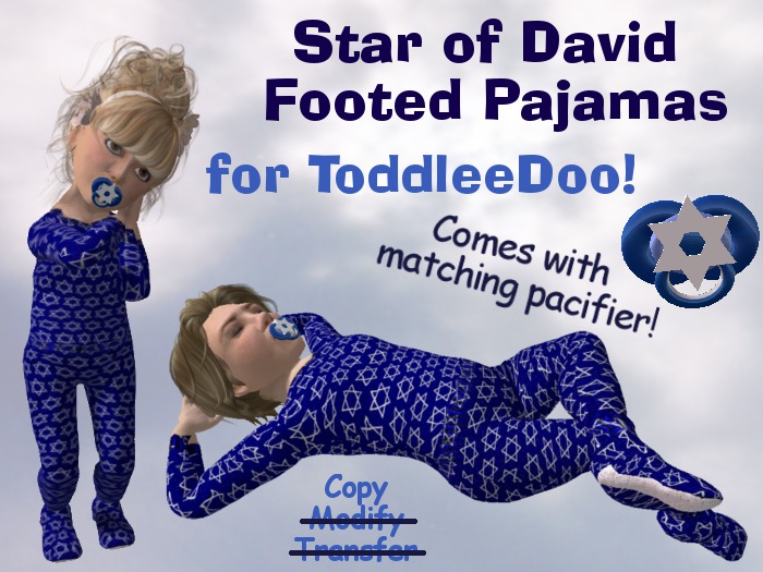 *Timeless ToddleeDoo* Star of David Pajamas