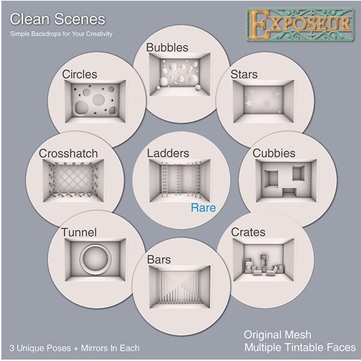 Exposeur - Clean Scenes - Crates