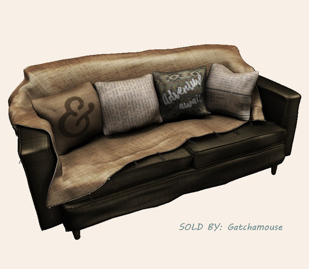 {vespertine}tiny dwelling - lazy sofa / brown 3