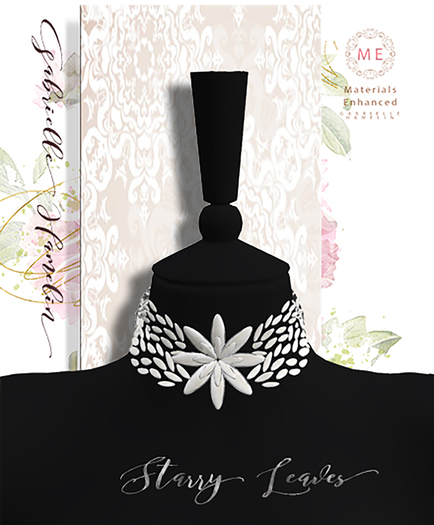 .::Pretty Demo Starry Leaves::. Wide Collar Choker - Two