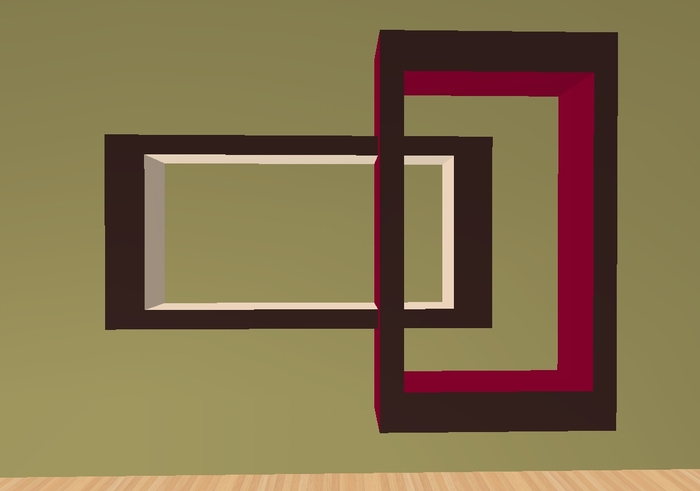 Book Case Tricolor
