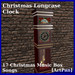 [ArtPan] Musical Christmas Clock Longcase