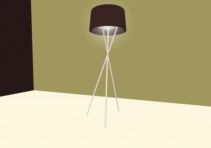 Trypod Lamp Black & White