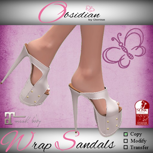 ::OBD:: Wrap Sandals White