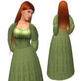*VLC* Eilidh - Green Medieval style Gown