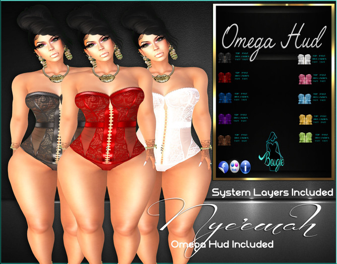 ::!Bougie!::Nye'Emah Bodysuit Fatpack