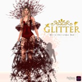 GLITTER - MARIE CHRISTMAS GOWN with APPLIERS RED