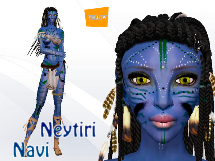 Neytiri Navi Avatar-Yellow