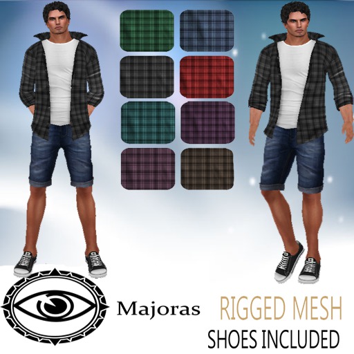 Majoras Jeremy with White T-Shirt Outfit