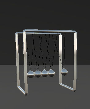 Newton's Scripted Cradle