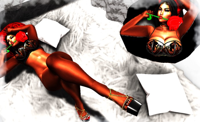 LR` FASHIONS LUV YA RUG (RED&WHITE)