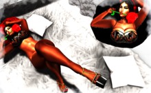 LR` FASHIONS LUV YA RUG (RED&WHITE)
