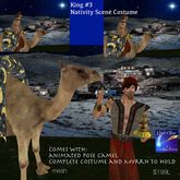 Men's King 3 Nativity Complete Costume  (box)