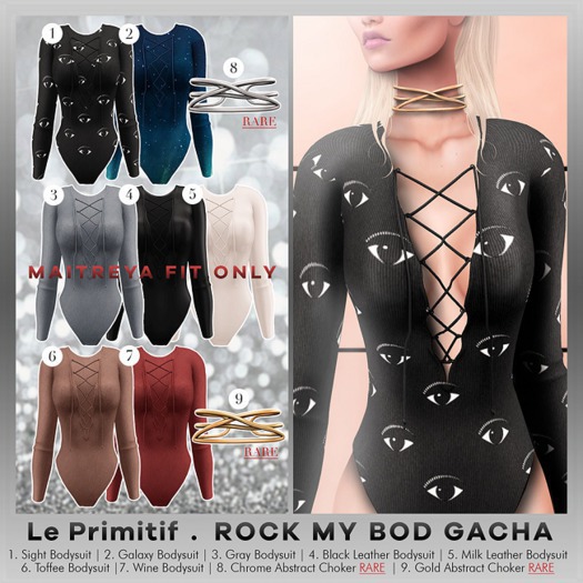 LeP - Chrome Abstract_Choker - RARE
