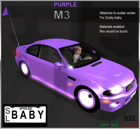 [RL] M3 - Zooby Baby - PURPLE
