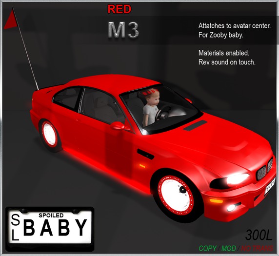 [RL] M3 - Zooby Baby - RED