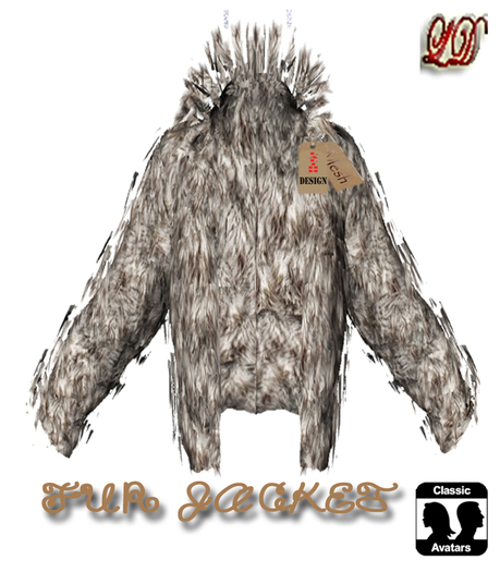 {LD}Clothing-Fur Jacket_Cream