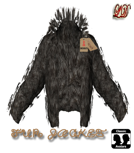 {LD}Clothing-Fur Jacket_Ash