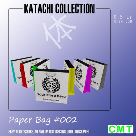 -GS- Katachi - Paper Bag #002 - CMT (BOXED)