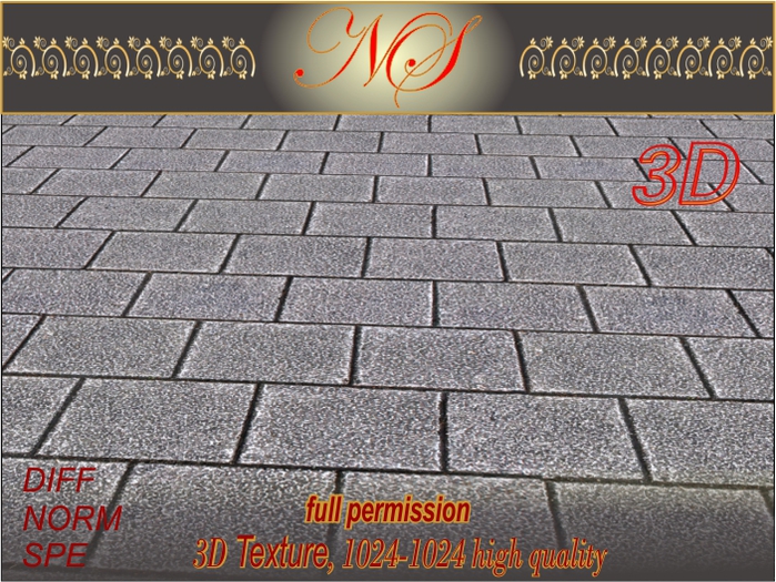 N_s 3d texture pavers  P_015