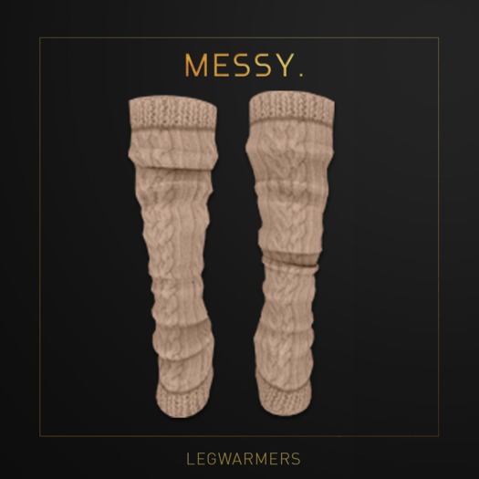 Messy. Legwarmers Mocca