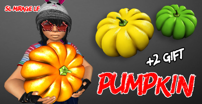 Pumpkin + 2 Gift toy