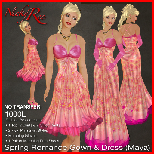 Spring Romance Gown & Dress Maya