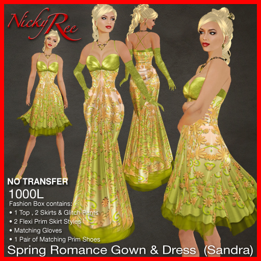 Spring Romance Gown & Dress Sandra